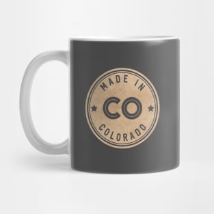 Made In Colorado CO State USA Mug